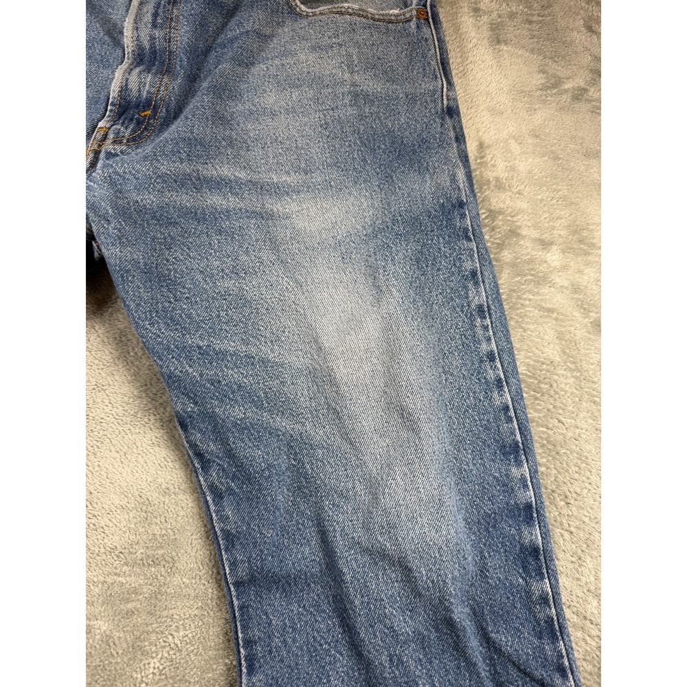 Vtg Levi's 517 USA Boot Cut Jeans 38x29 Distressed Fade - Picture 5 of 16